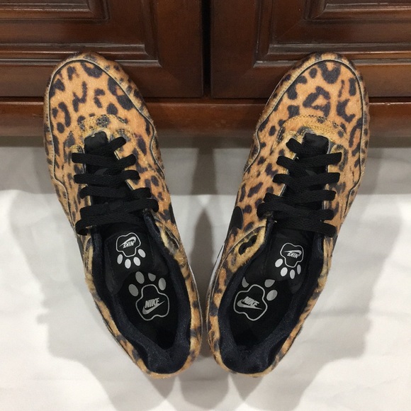 ❤️ NIKE ❤️ RARE COLLECTION LIMITED EDITION LUXURY LEOPARD DESIGN SPORTS SHOES . - Picture 4 of 9
